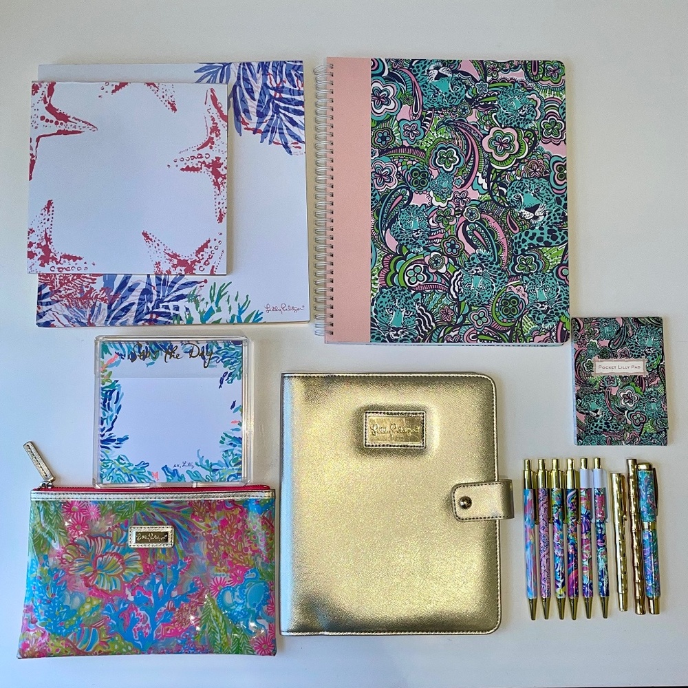 Lilly Pulitzer Office and Desk Accessories Galore